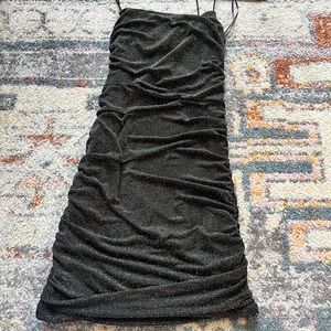 Princess polly ruched sparkle dress